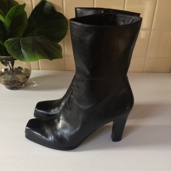 nine west mid calf boots